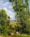 descansando en el bosque pontoise 1878 Camille Pissarro